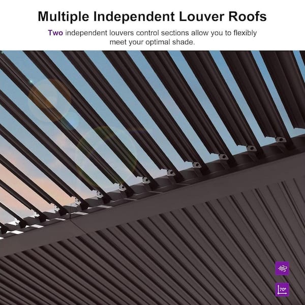 Louvered pergola installation by backyard pergola builders