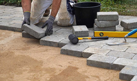 Interlocking paver patios and hardscaping