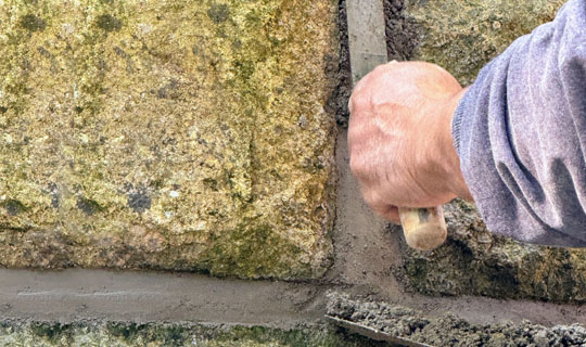 Masonry repair and mortar matching